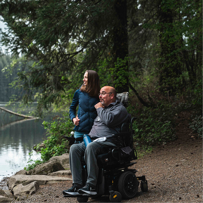 Couple at Lacamas Lake